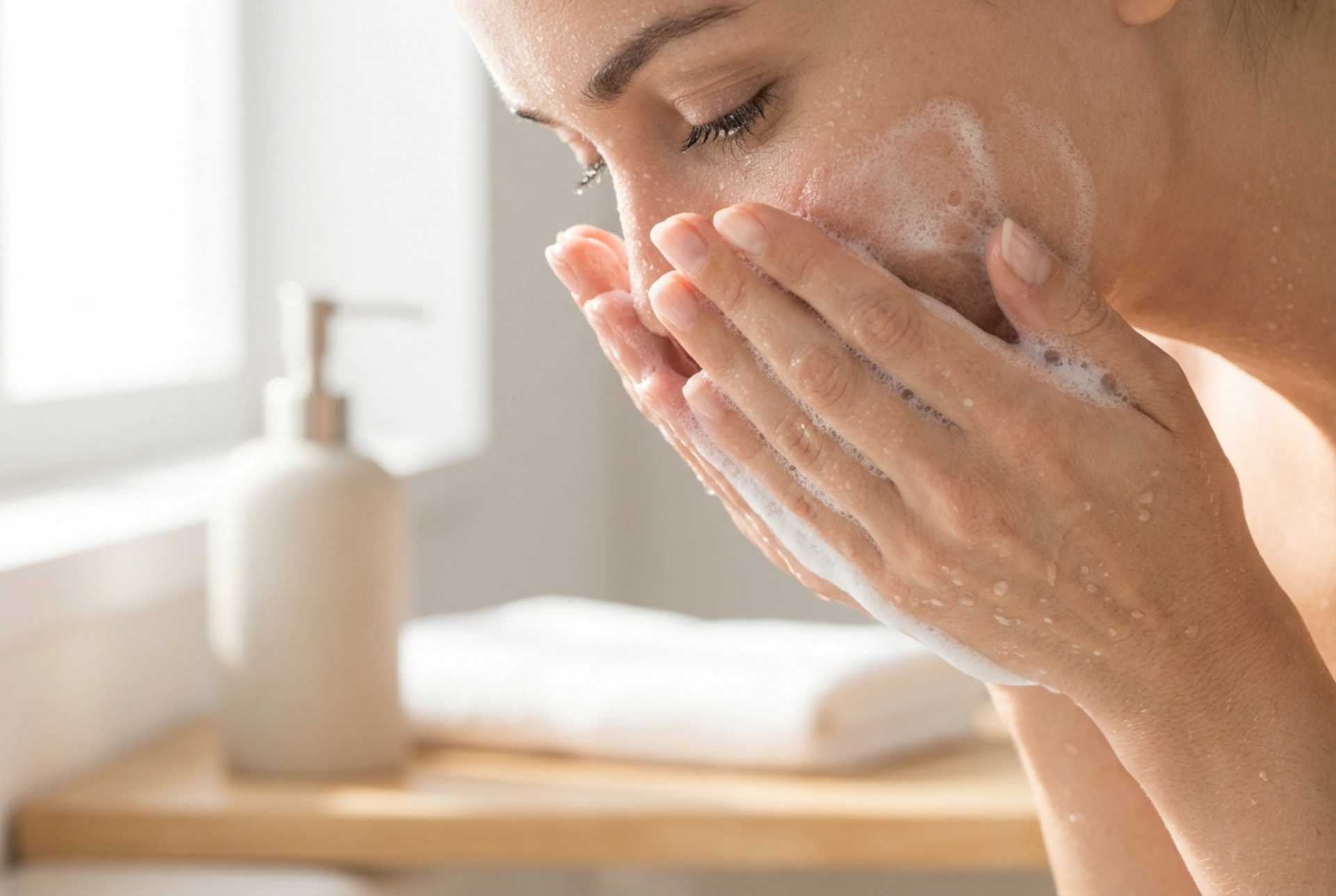 Pena na odličovanie: jemné čistenie bez vysušenia