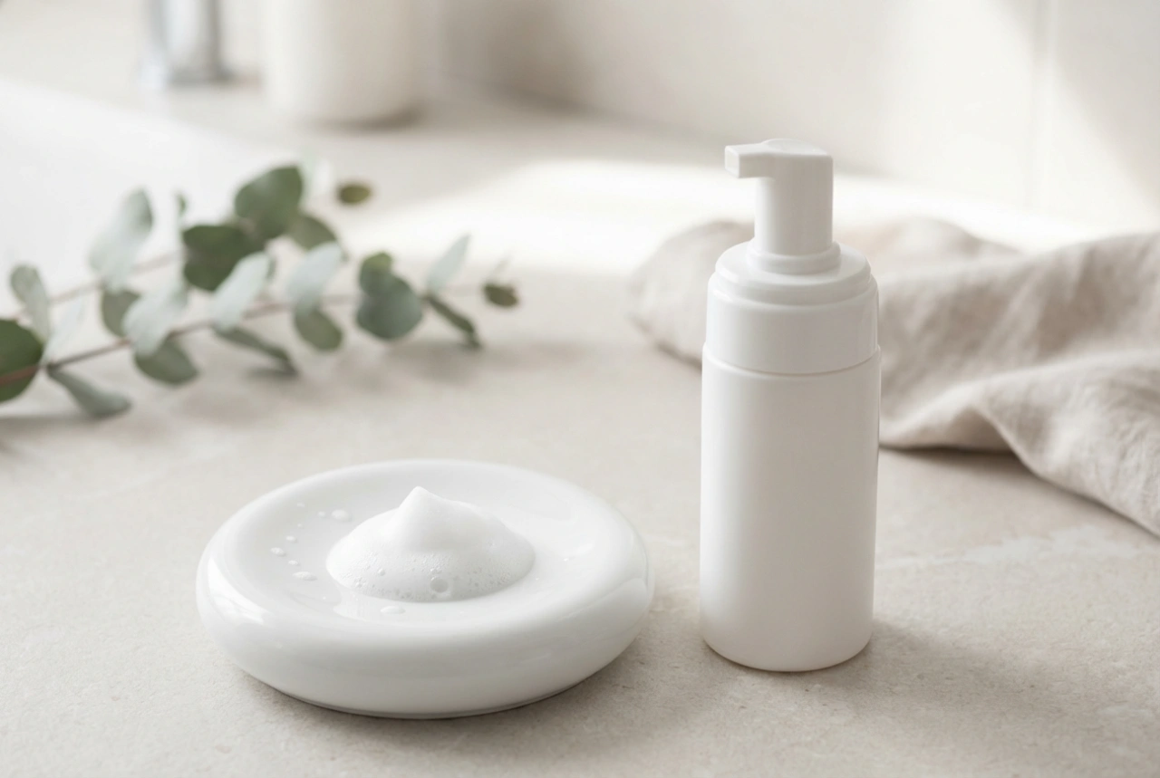 Čistiaca pena na odlíčenie: Ľahká formula, ktorá odstraňuje make-up a SPF