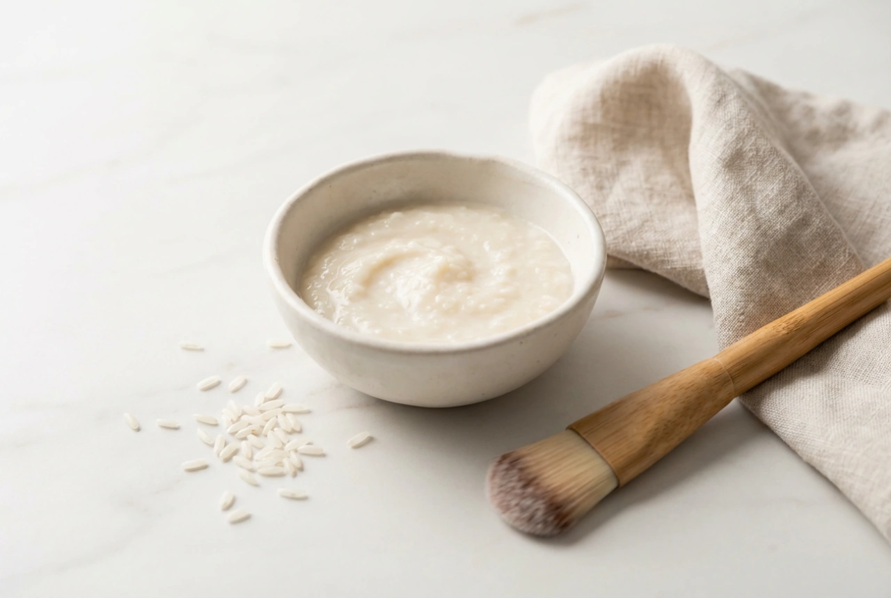 Rozjasňujúca ryžová maska: príprava, konzistencia a aplikácia