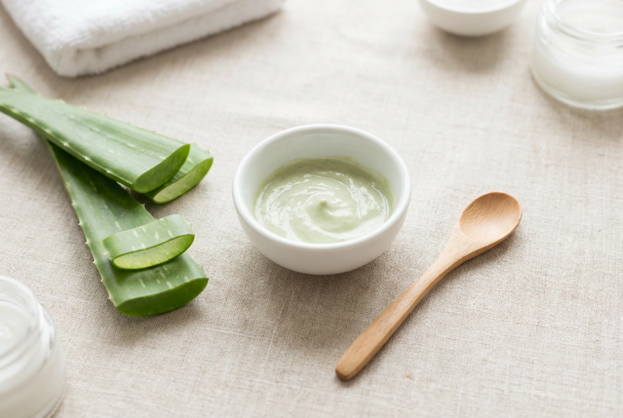 Upokojujúca maska z aloe vera: ako si ju vyrobiť a bezpečne používať