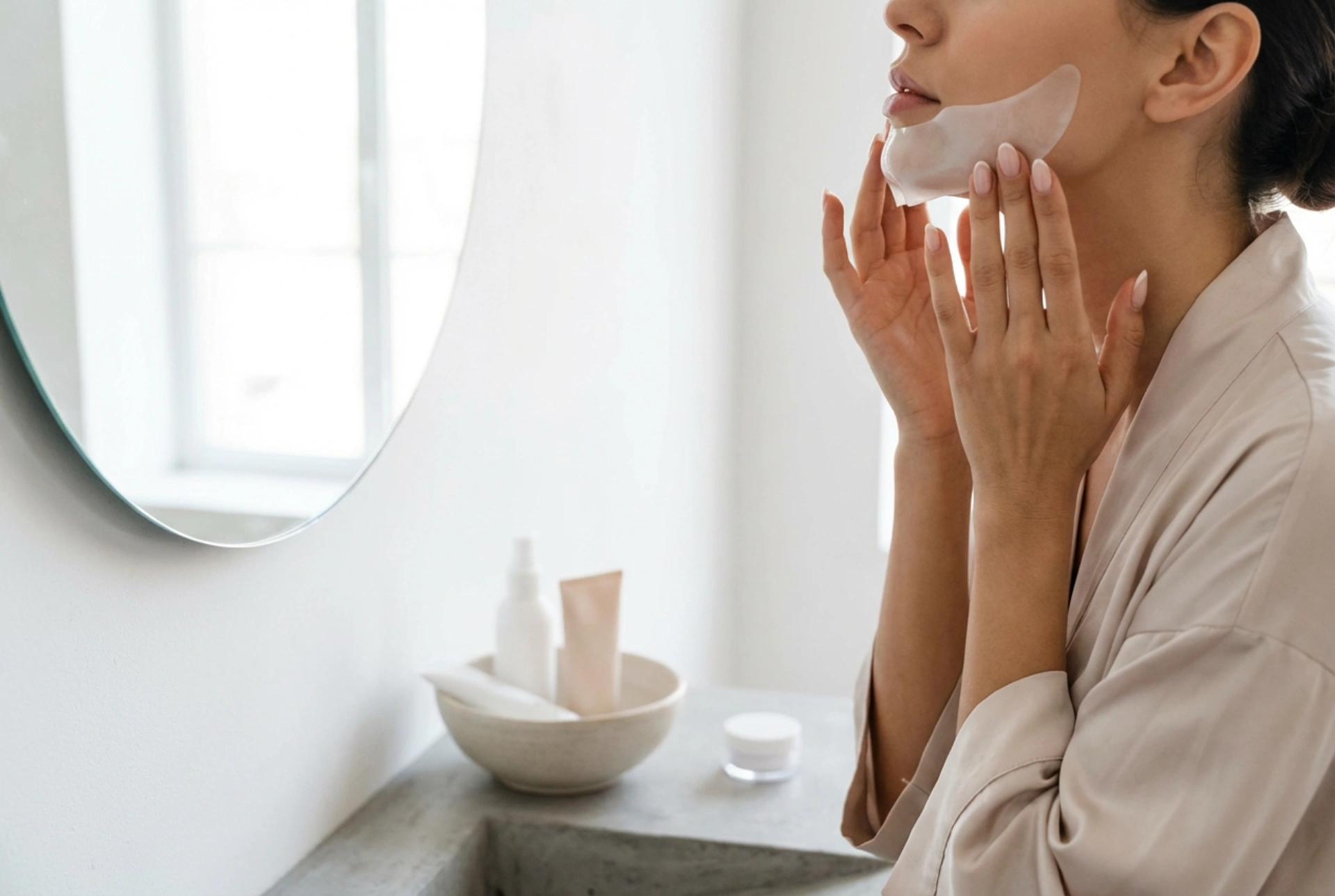 Masky na bradu: prispôsobenie, aplikácia a odstránenie