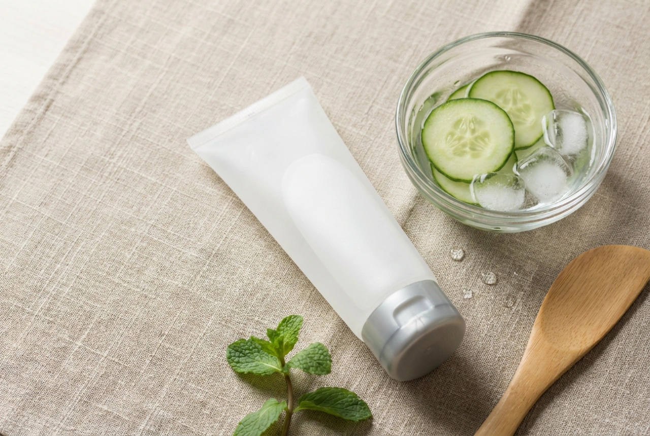 Chladivá maska na tvár: upokojenie po slnku, doba pôsobenia a hygiena