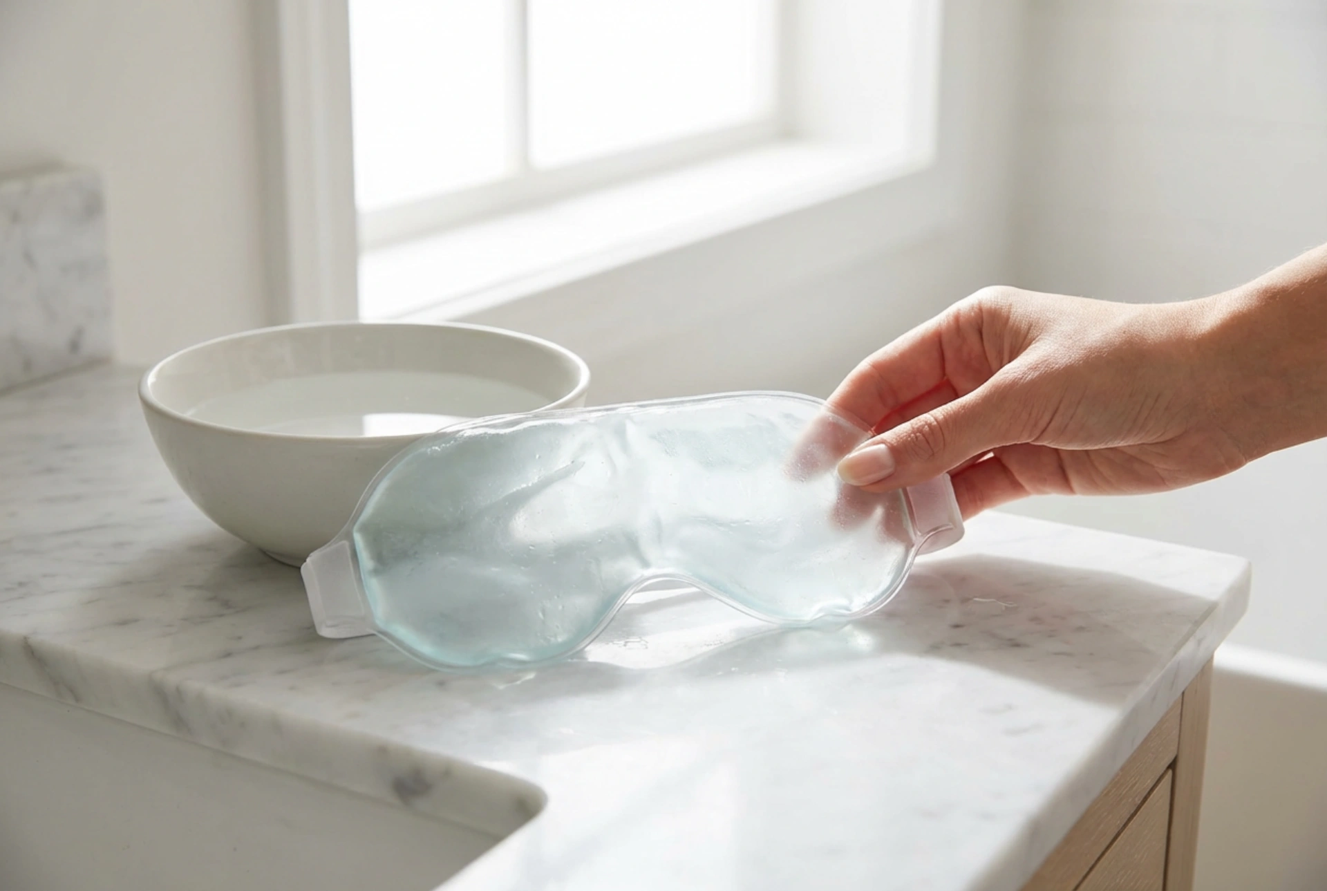 Gélová maska na oči: Chladenie, aplikácia a čas pôsobenia