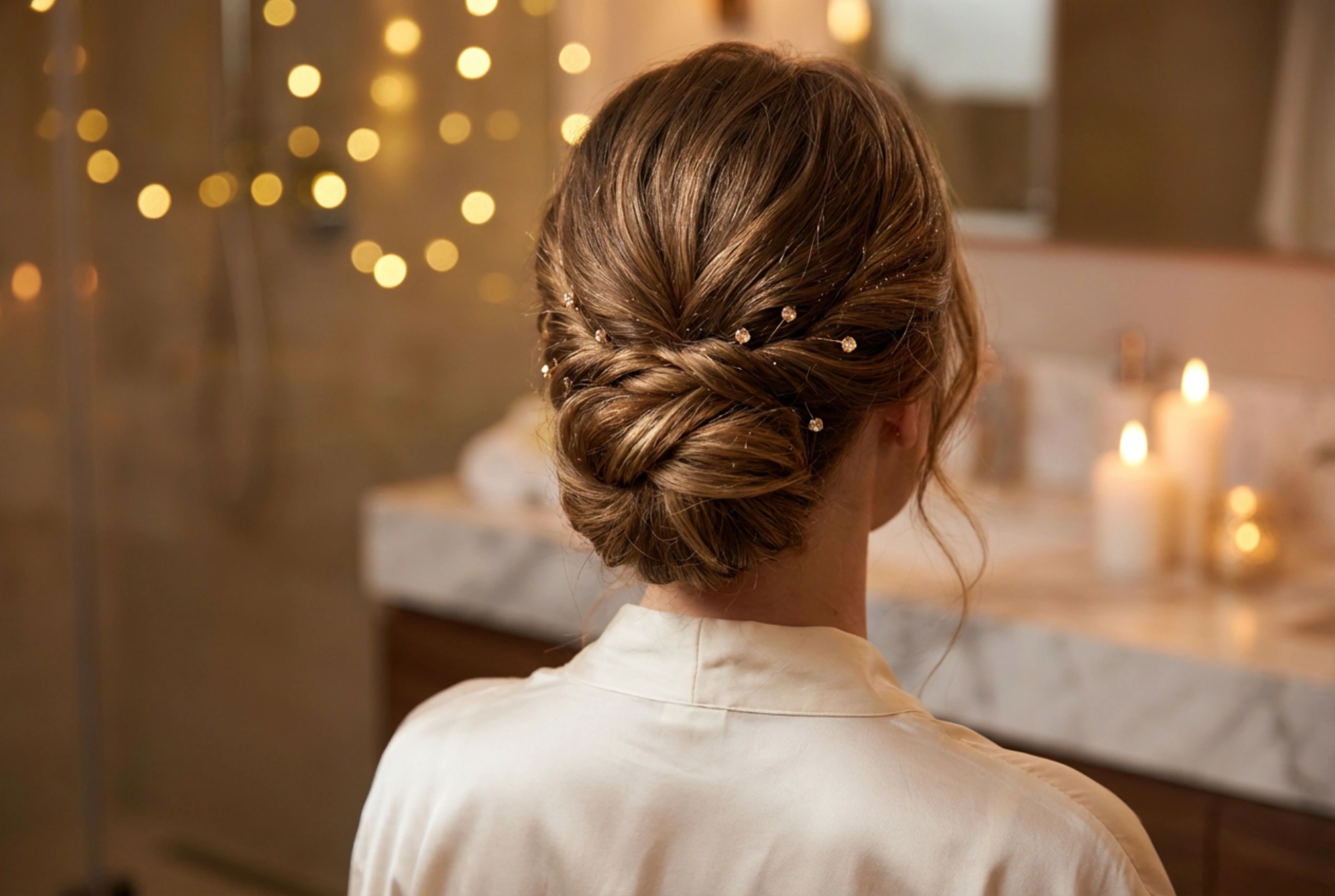 Silvestrovská úprava vlasov: Účes na Silvestra krok za krokom