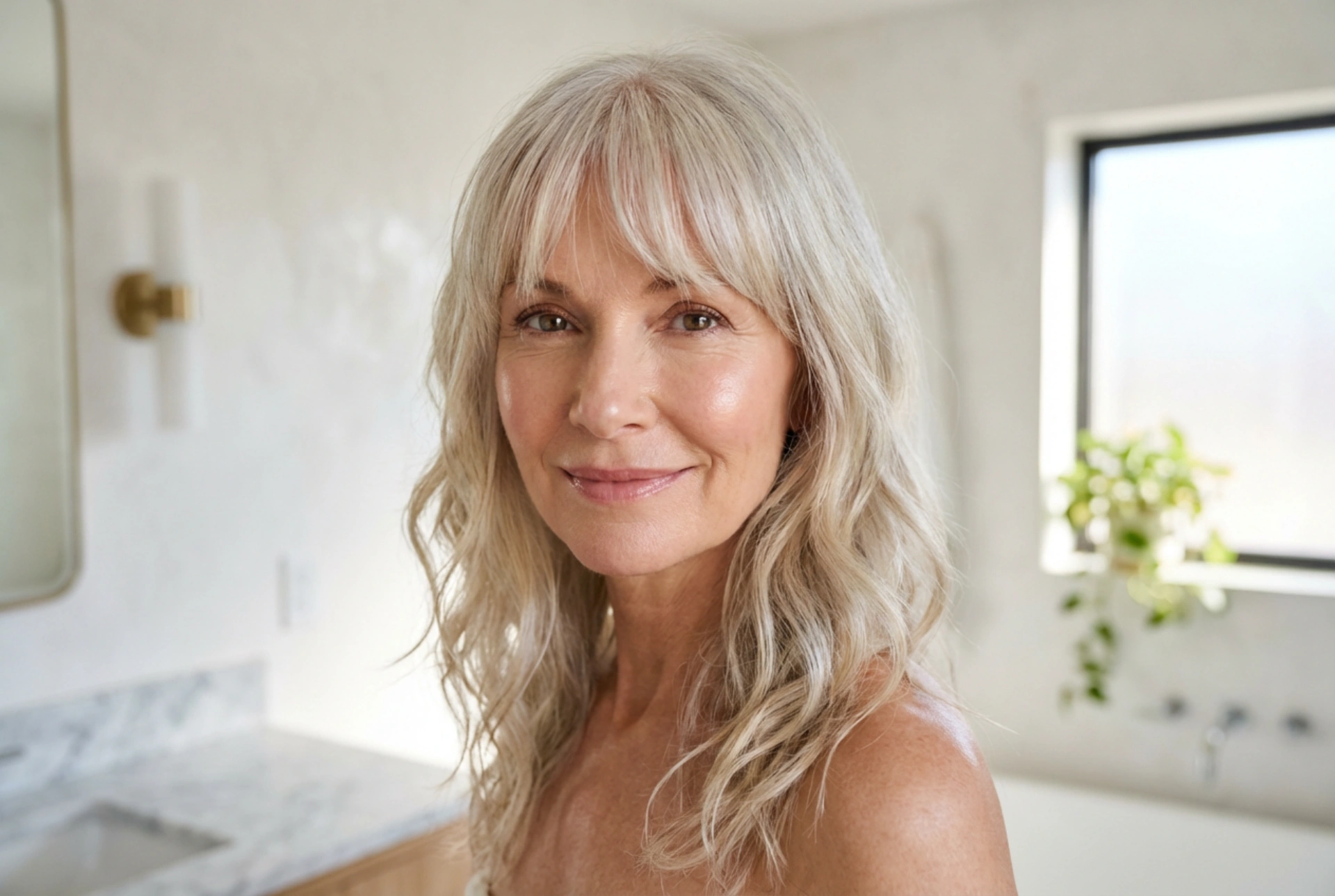 Účes s ofinou po päťdesiatke: Ako ju nosiť a upravovať