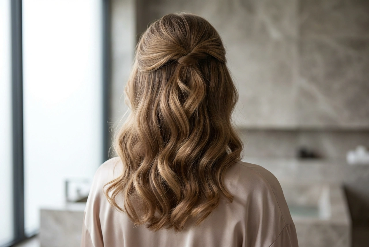 Styling vlasov po plecia: Ako na vlny, polovičné copy a objem