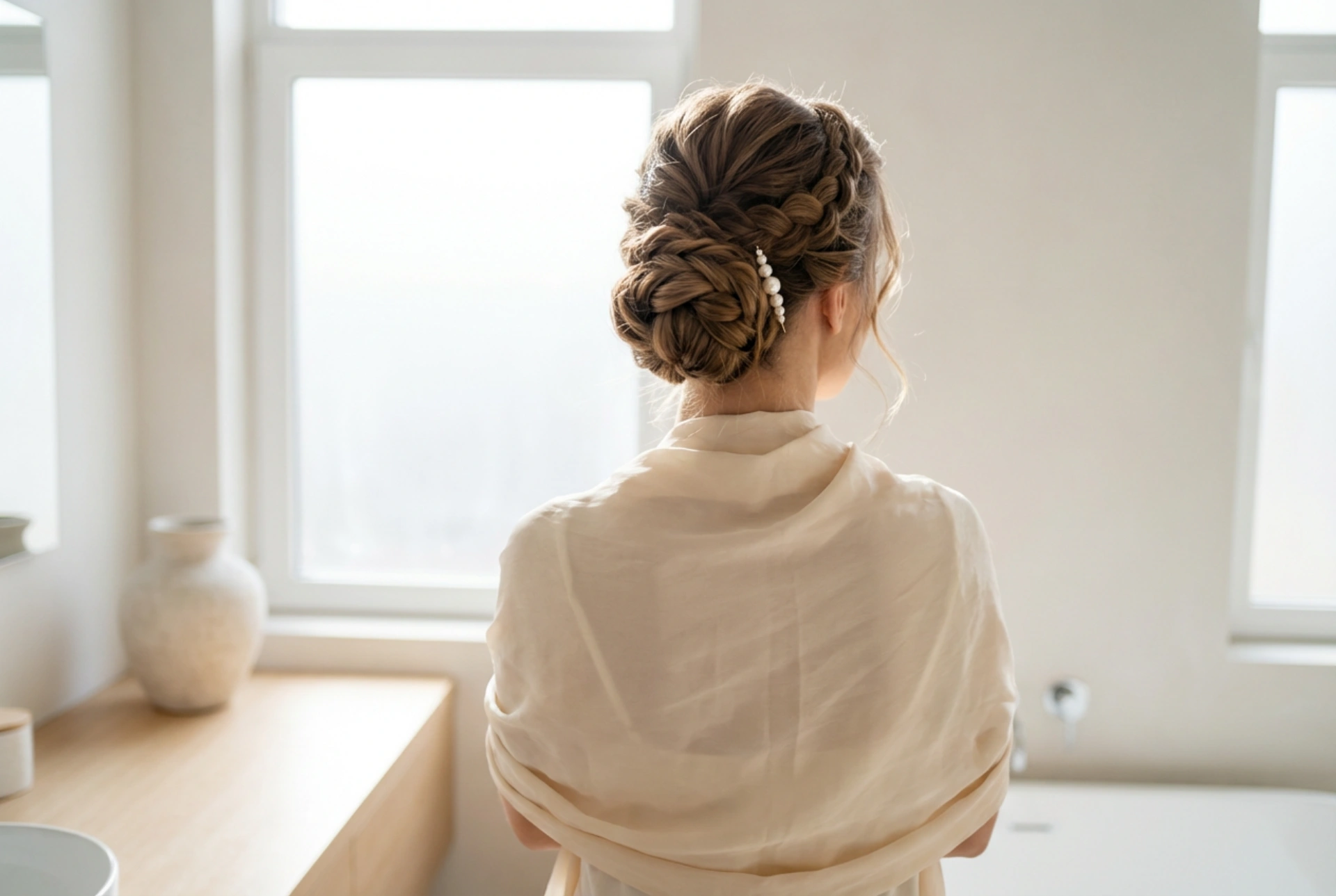 Účes k dlhým šatám na svadbu: elegantné drdoly, vlny a polovyčesané účesy
