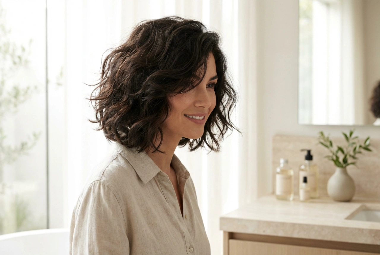 Dámsky účes po uši: Objem, textúra a rýchla fixácia