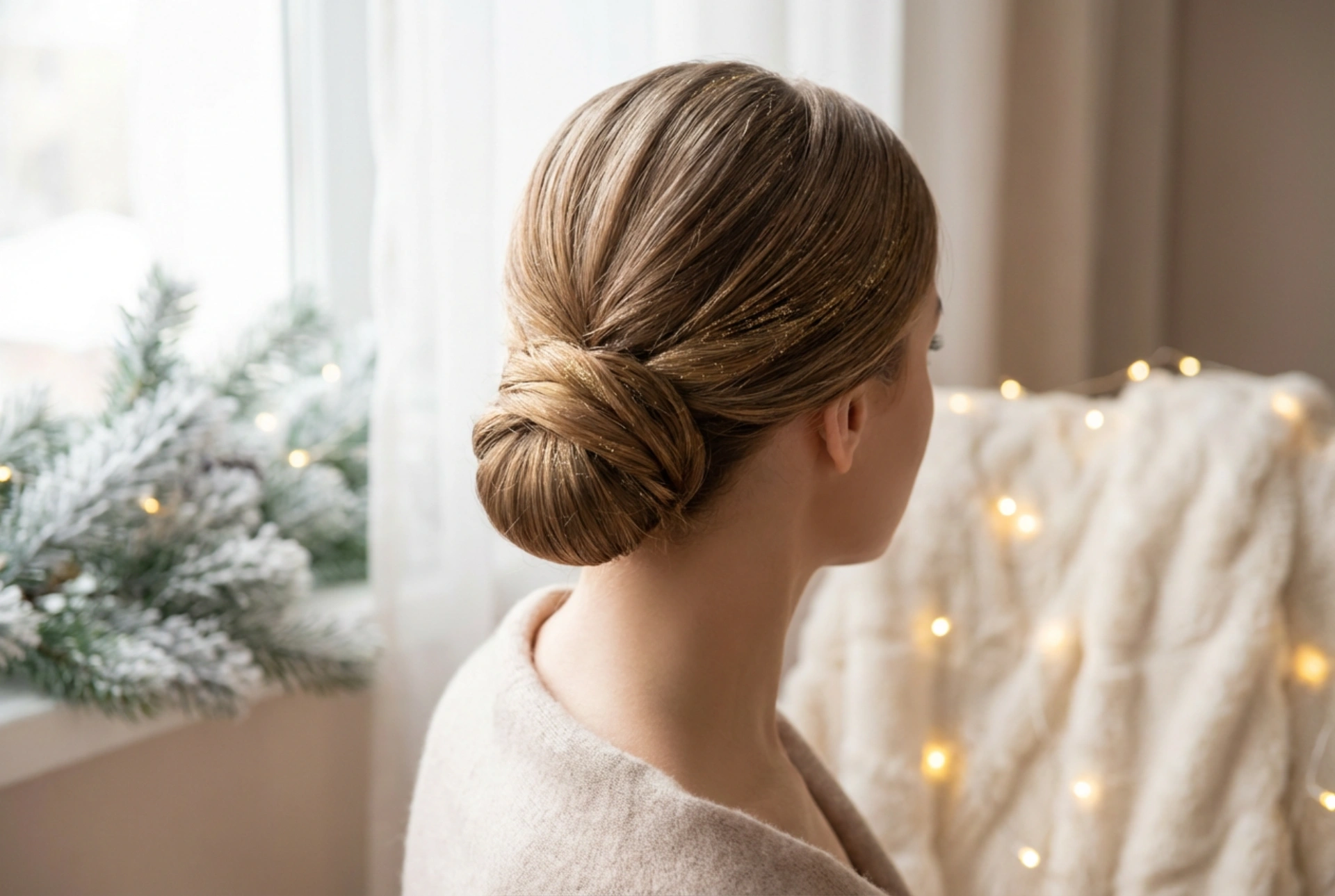 Elegantné sviatky: Vianočný účes a rýchle úpravy vlasov doma