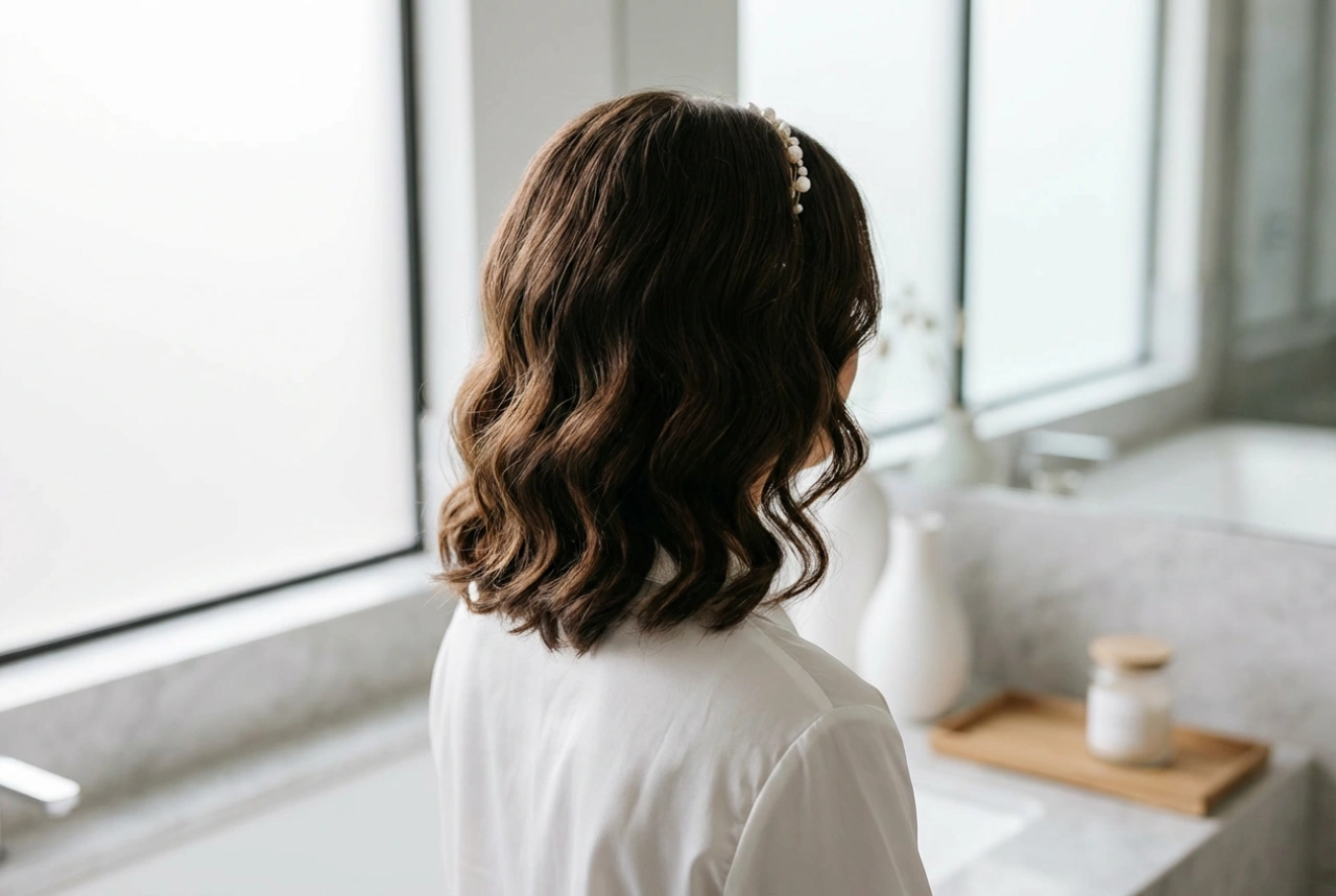 Stredne dlhé vlasy na osemnástku: efektné účesy na oslavu