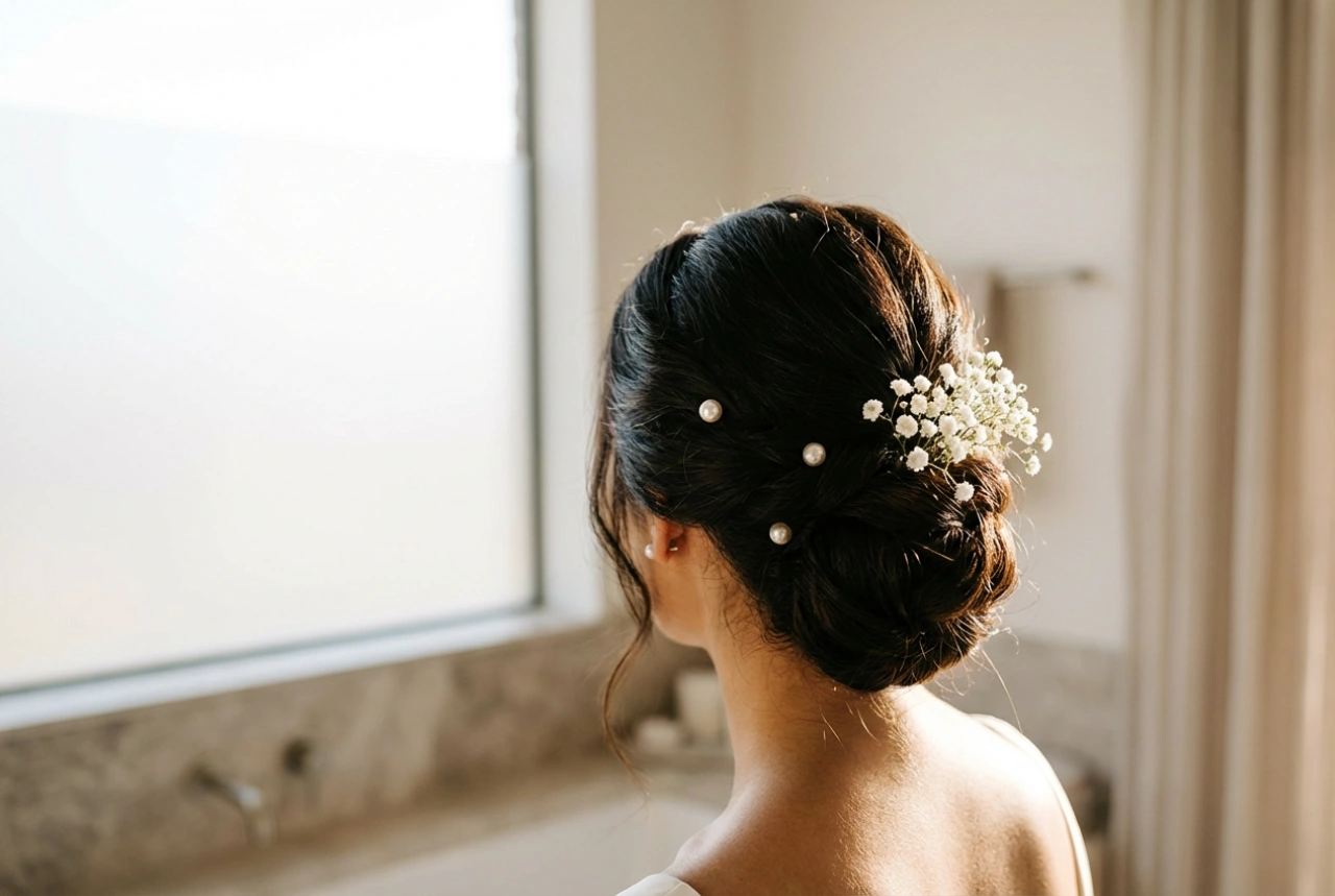 Svadobné účesy: klasický drdol, romantické vlny a elegantné ozdoby