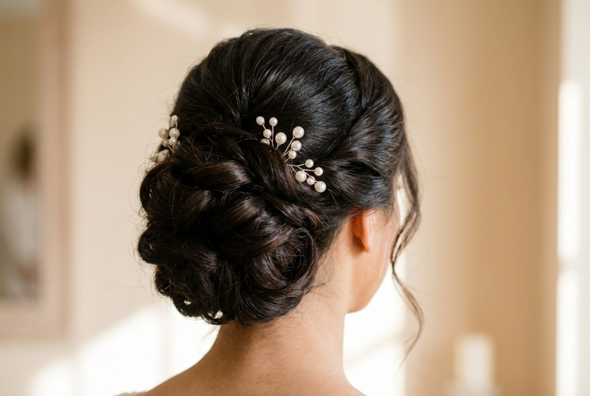 Elegantné účesy na svadbu: trvácnosť, objem, doplnky