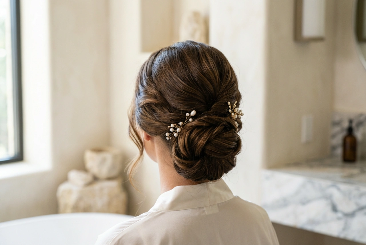 Elegantný účes na svadbu: krok za krokom, bez kaderníka