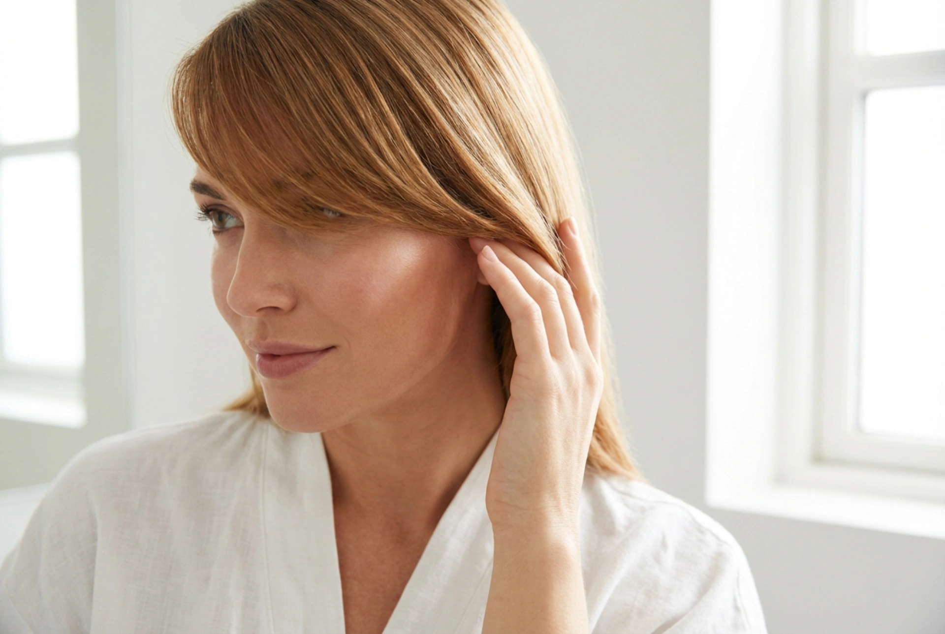 Ofina na bok: strih, sušenie, ideálny uhol a fixácia