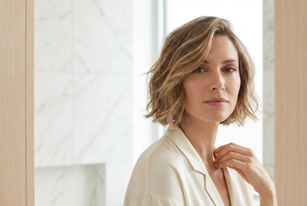 Účes so šmrncom: Textúra, asymetria a objem krok za krokom