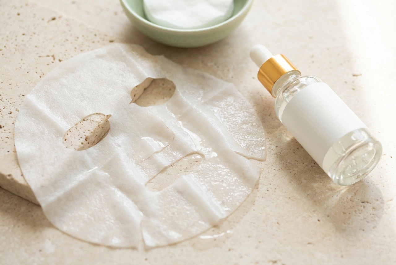 Plátienkové masky na tvár: aplikácia, čas a využitie esencie