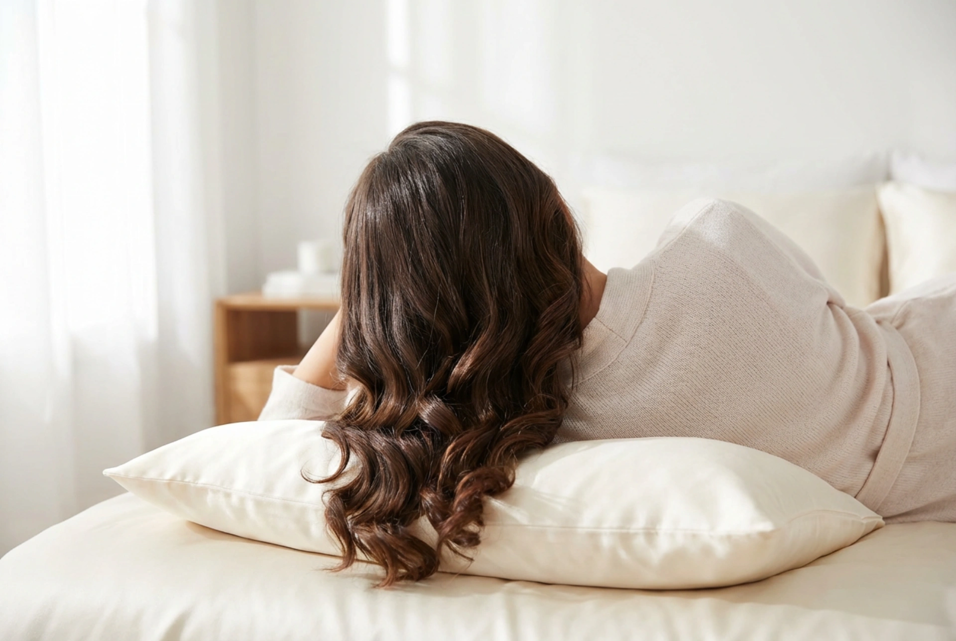 Účesy na noc: Ochrana vlasov, kučery bez tepla a pohodlné zopnutia