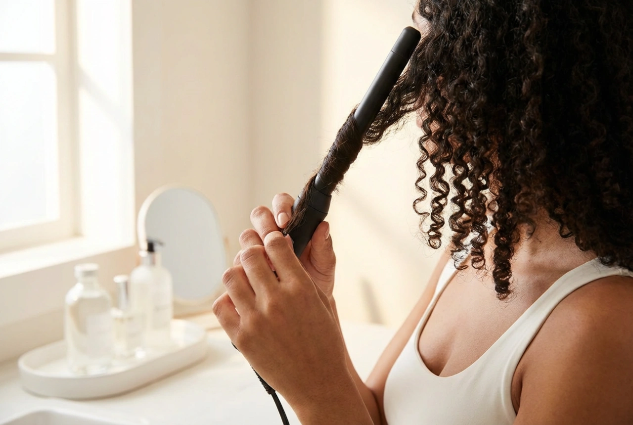 Tenká kulma: pružinky a afro-kučery krok za krokom