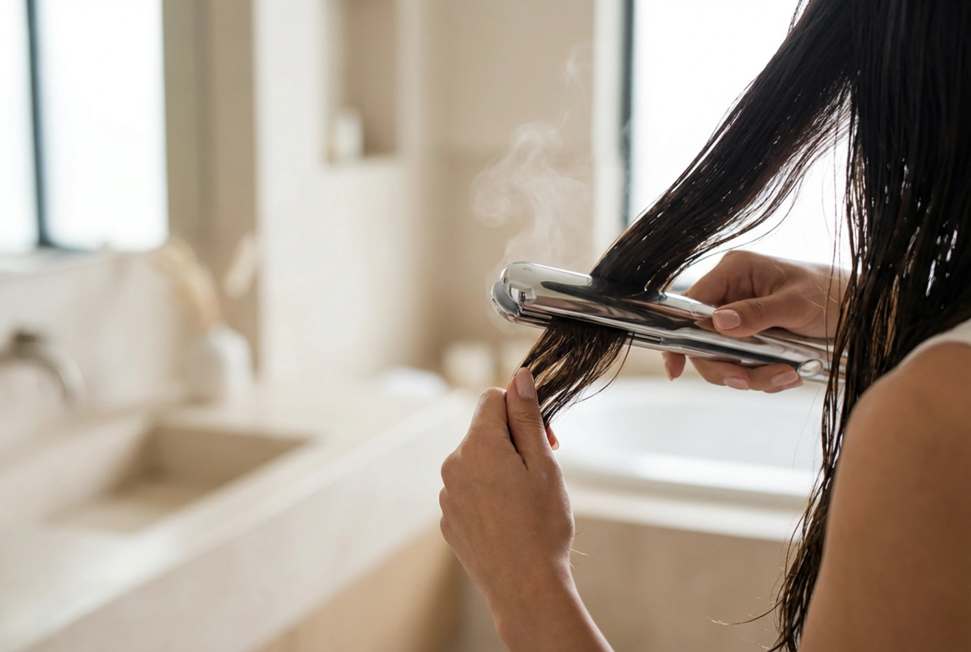 Žehlička na mokré vlasy: styling krok za krokom a najčastejšie chyby