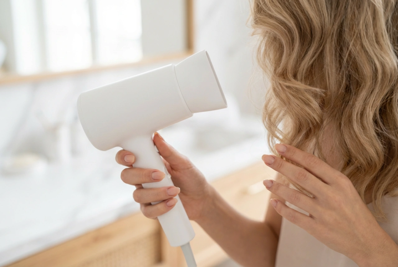 Ľahký fén na vlasy: pohodlie pri sušení bez zaťaženia zápästia