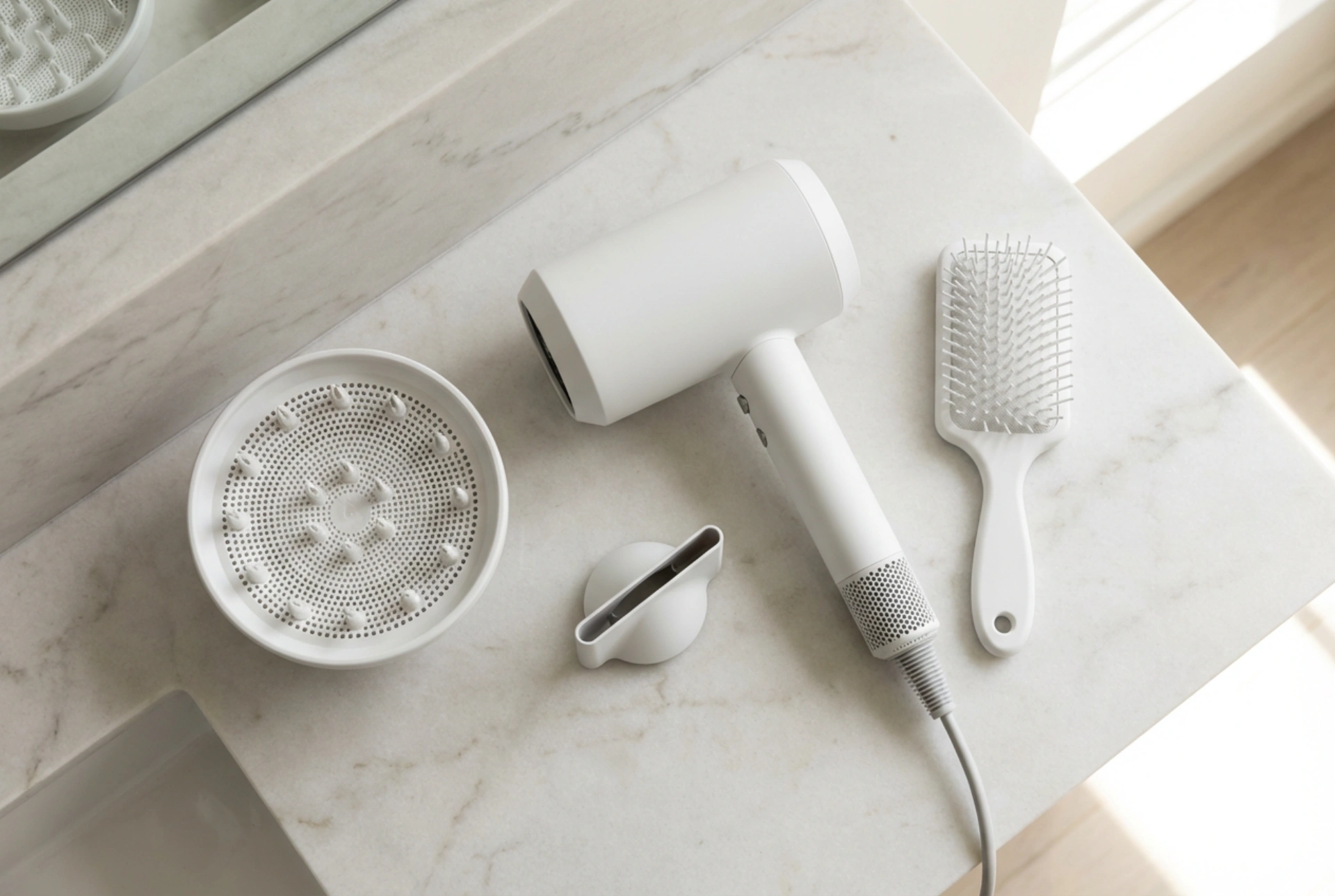 Sušič na vlasy s nadstavcami: na čo slúži difuzér, koncentrátor a kefa