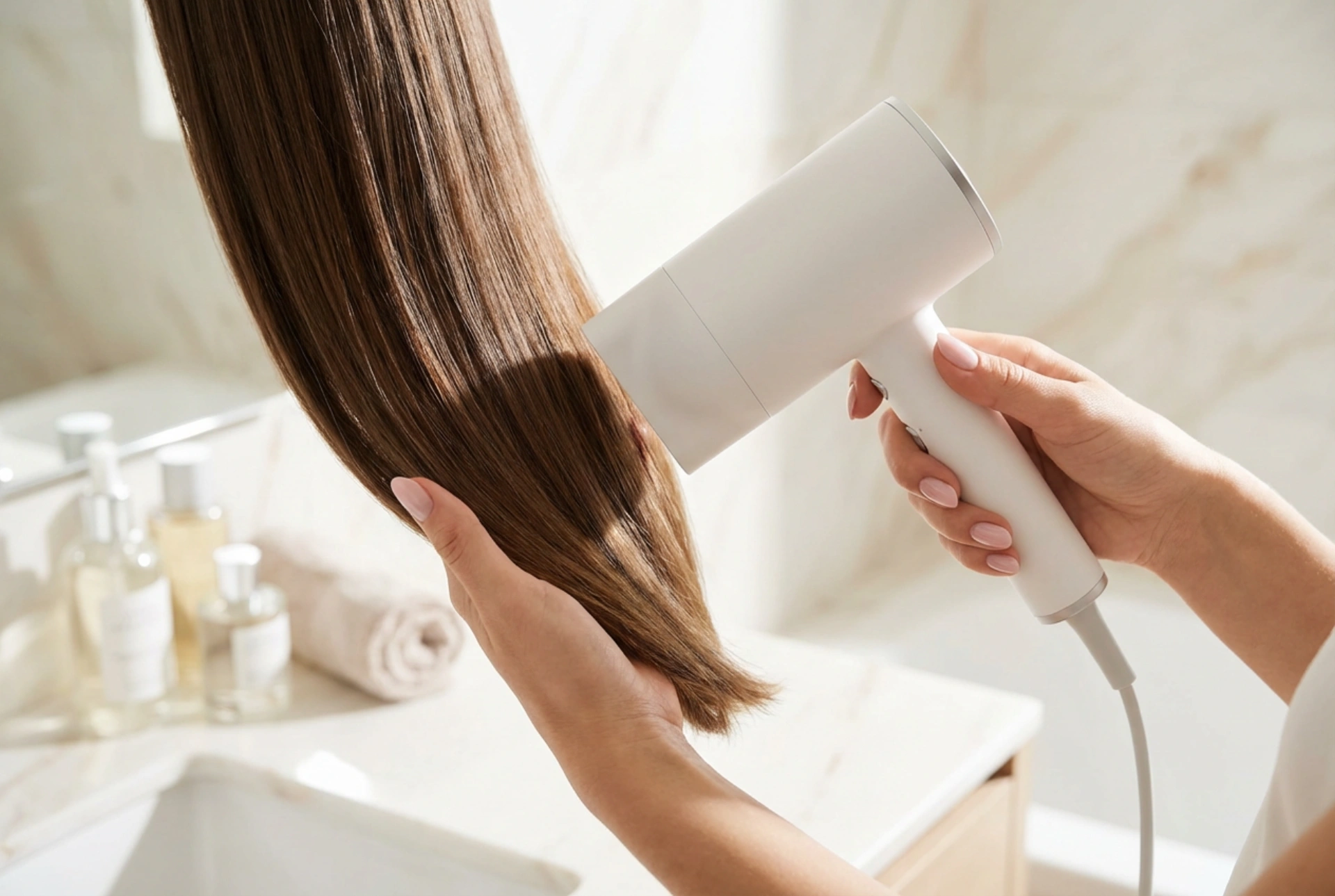 Iónový fén: rýchlejšie sušenie a menej krepovatenia, ako ho využiť