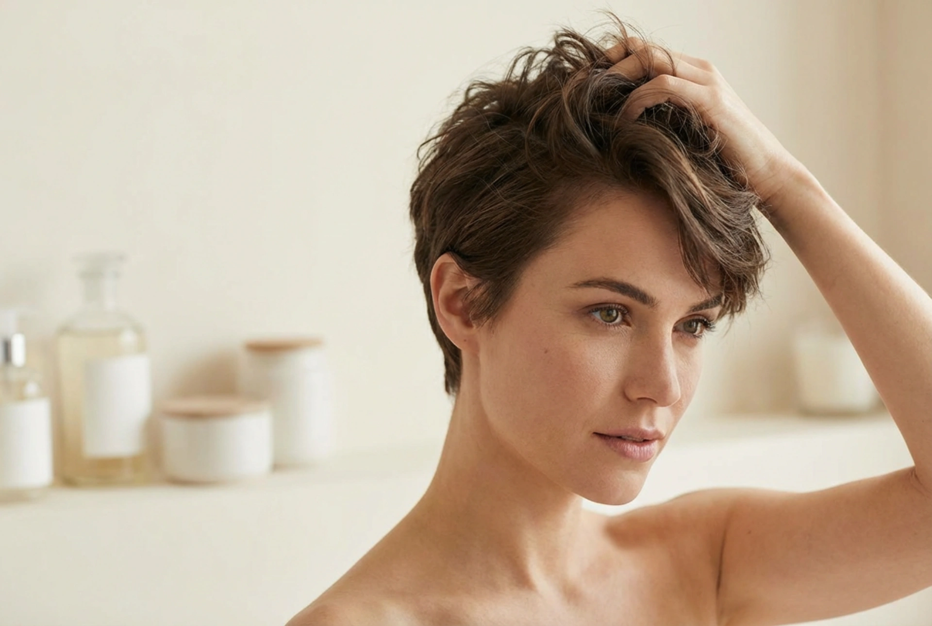 Účes french crop: každodenný styling s textúrou a objemom