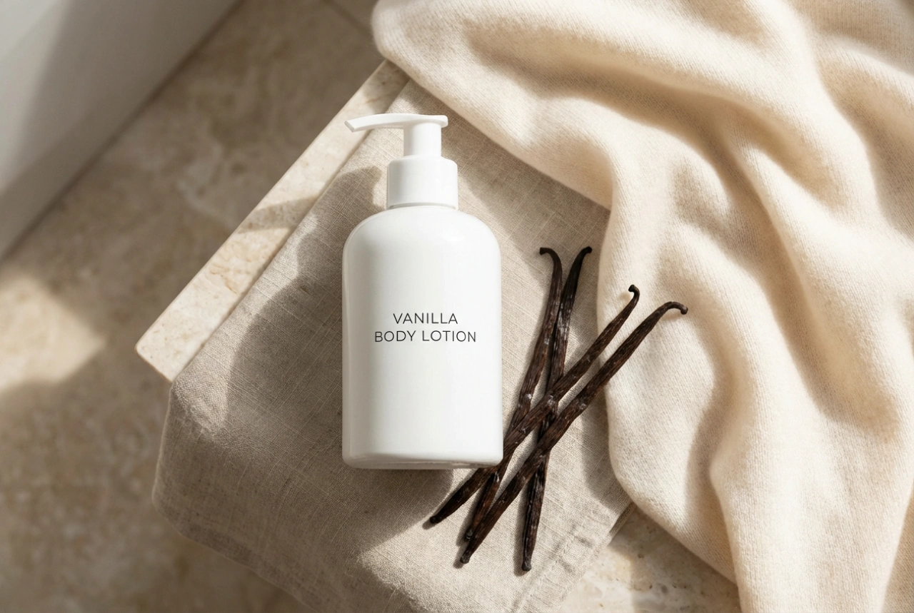 Vanilkový telový balzam: príjemná vôňa a účinná hydratácia