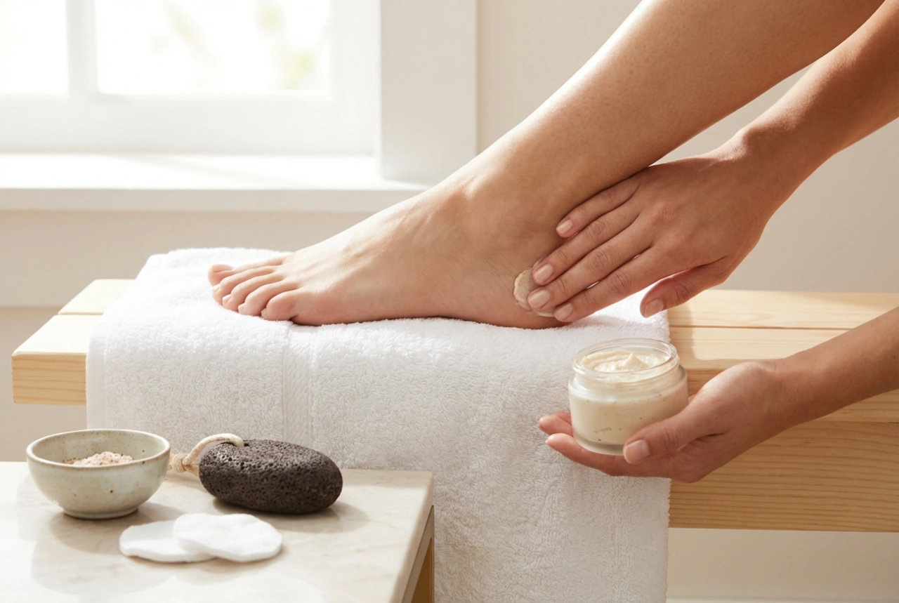 Exfoliačná maska na nohy: príprava pokožky a bezpečné použitie