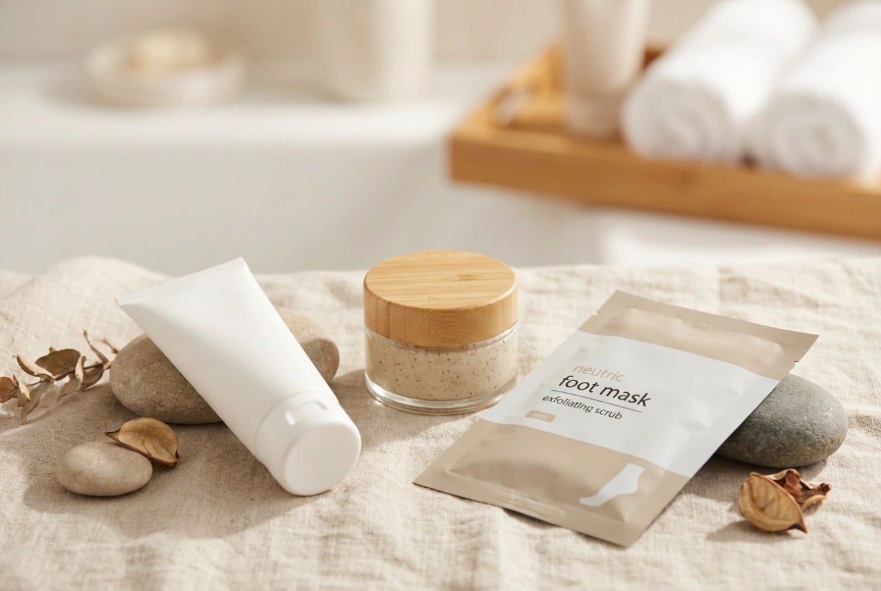 Na suché päty: plán s maskou, peelingom a okluzívnym krémom