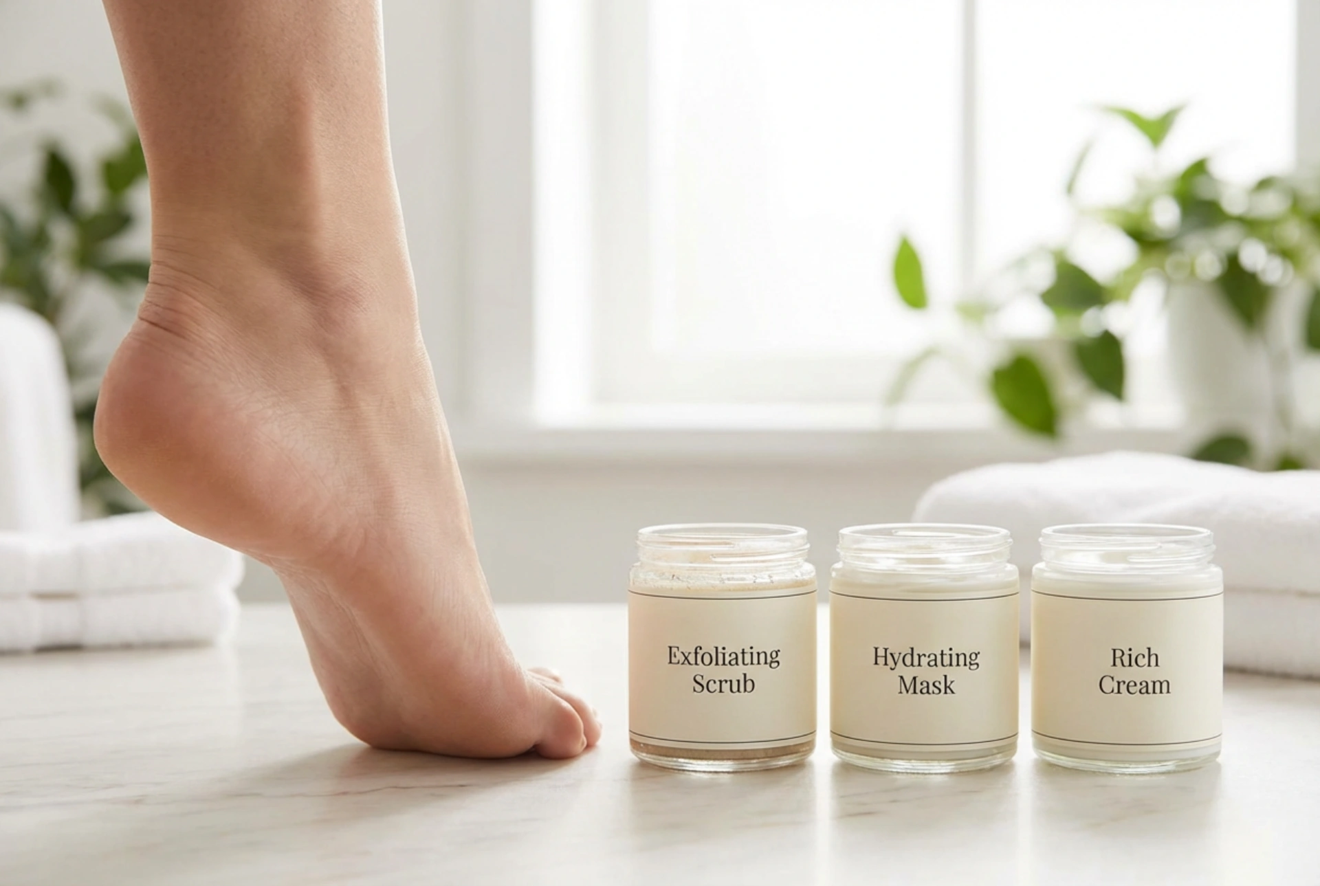 Ako na suché päty: peeling, maska a krém s ureou