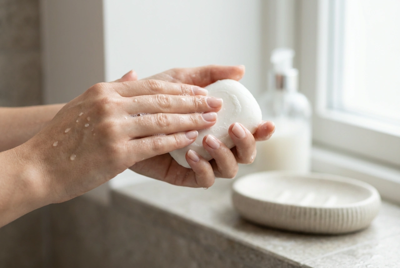 Antibakteriálne mydlo: bezpečné používanie a starostlivosť po umytí