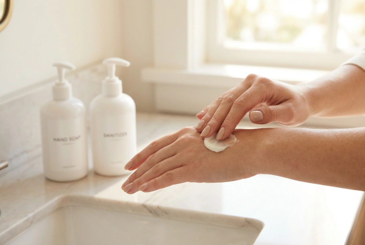 Každodenná hygiena rúk: Účinné umývanie, dezinfekcia a hydratácia