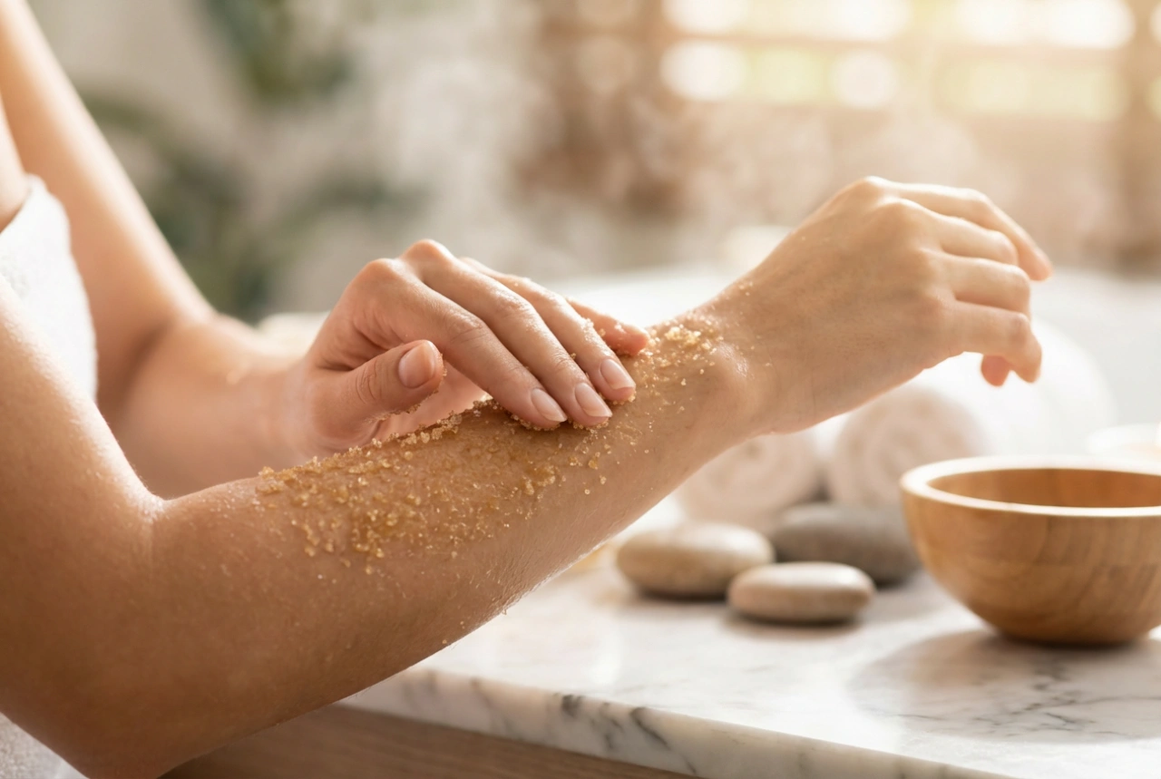 Domáci telový peeling: frekvencia, technika a následná starostlivosť