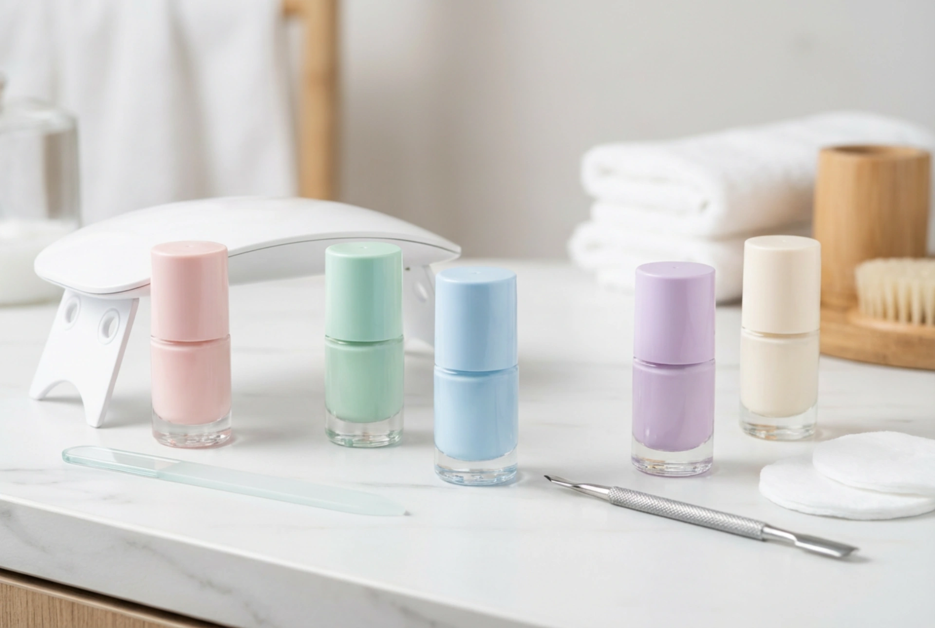 Súpravy na hybridnú manikúru: čo si kúpiť na začiatok a kompletný postup