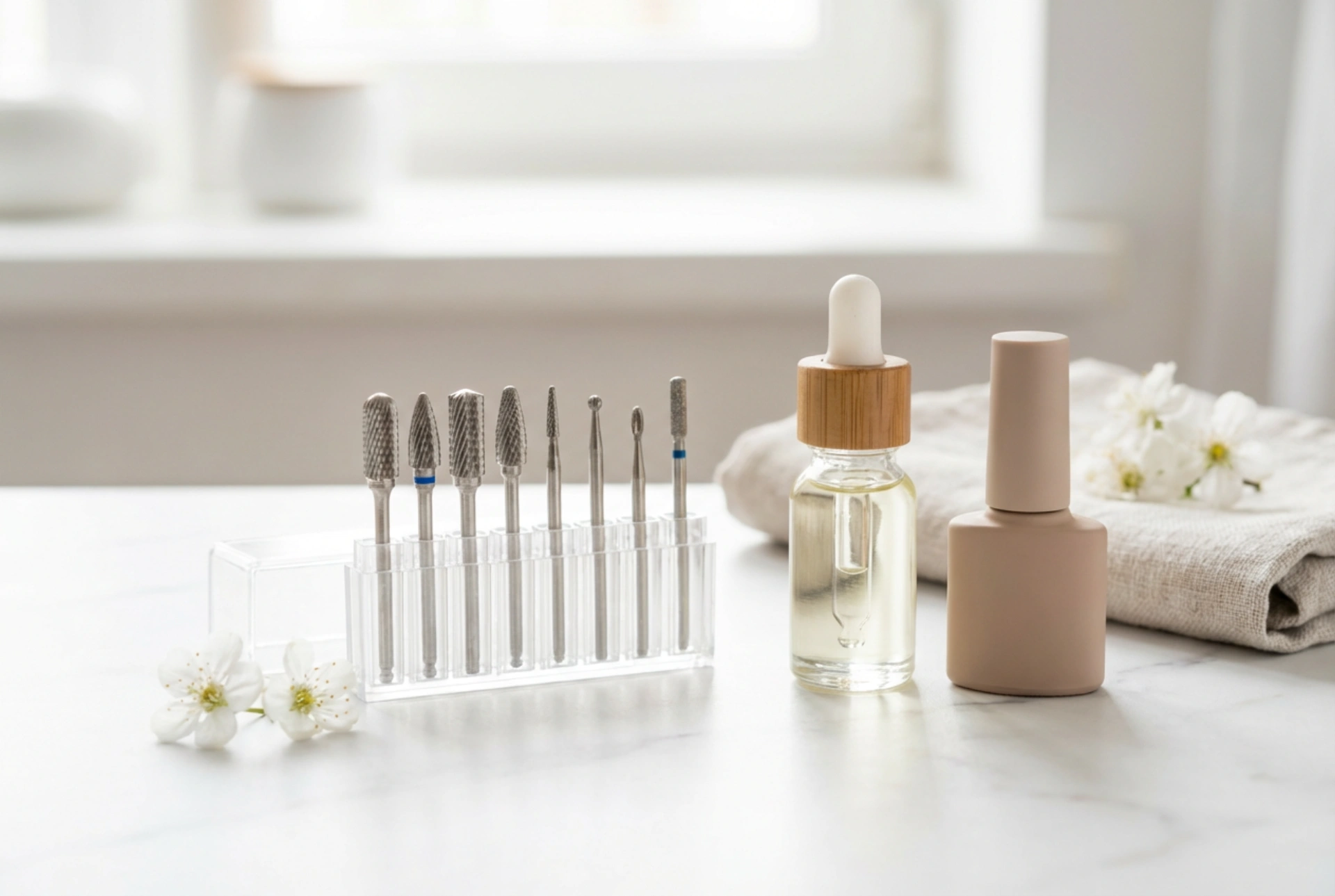 Frézka na manikúru: Výber nadstavcov a technika krok za krokom