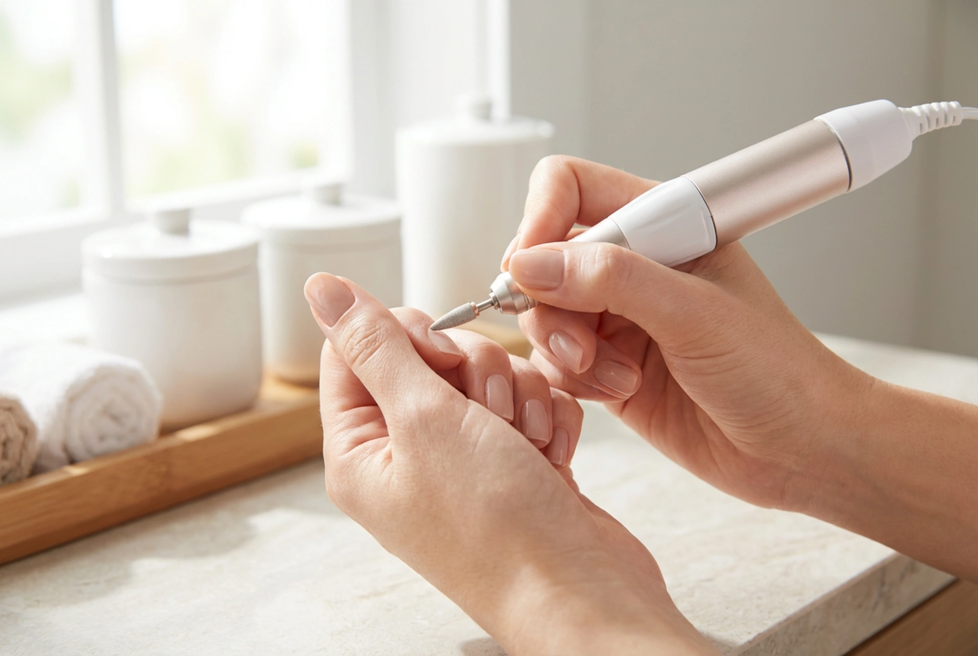 Výkonná frézka na nechty v praxi: ako pracovať bez podráždenia