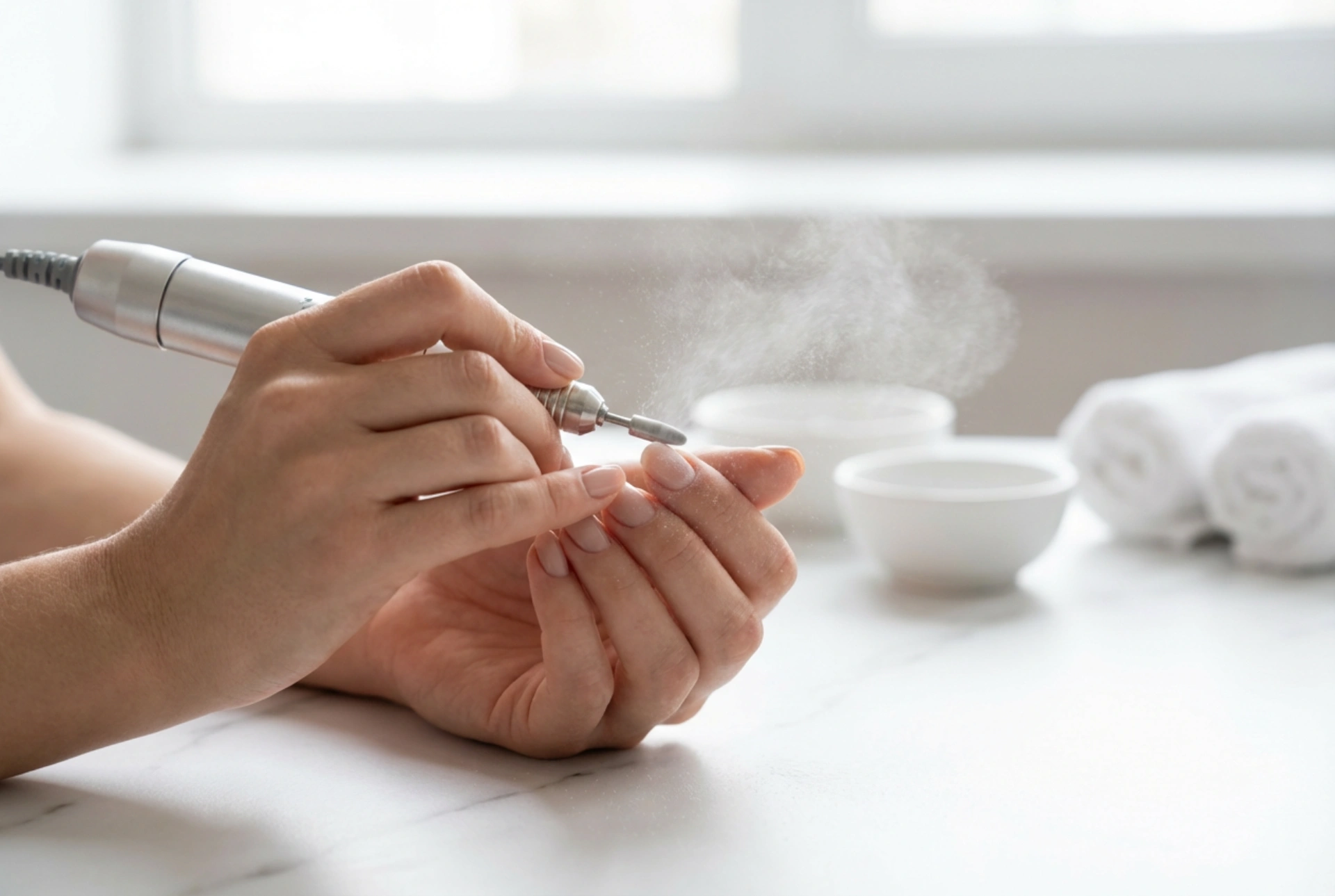 Odstraňovanie gél laku frézkou: nastavenia, technika a najčastejšie chyby