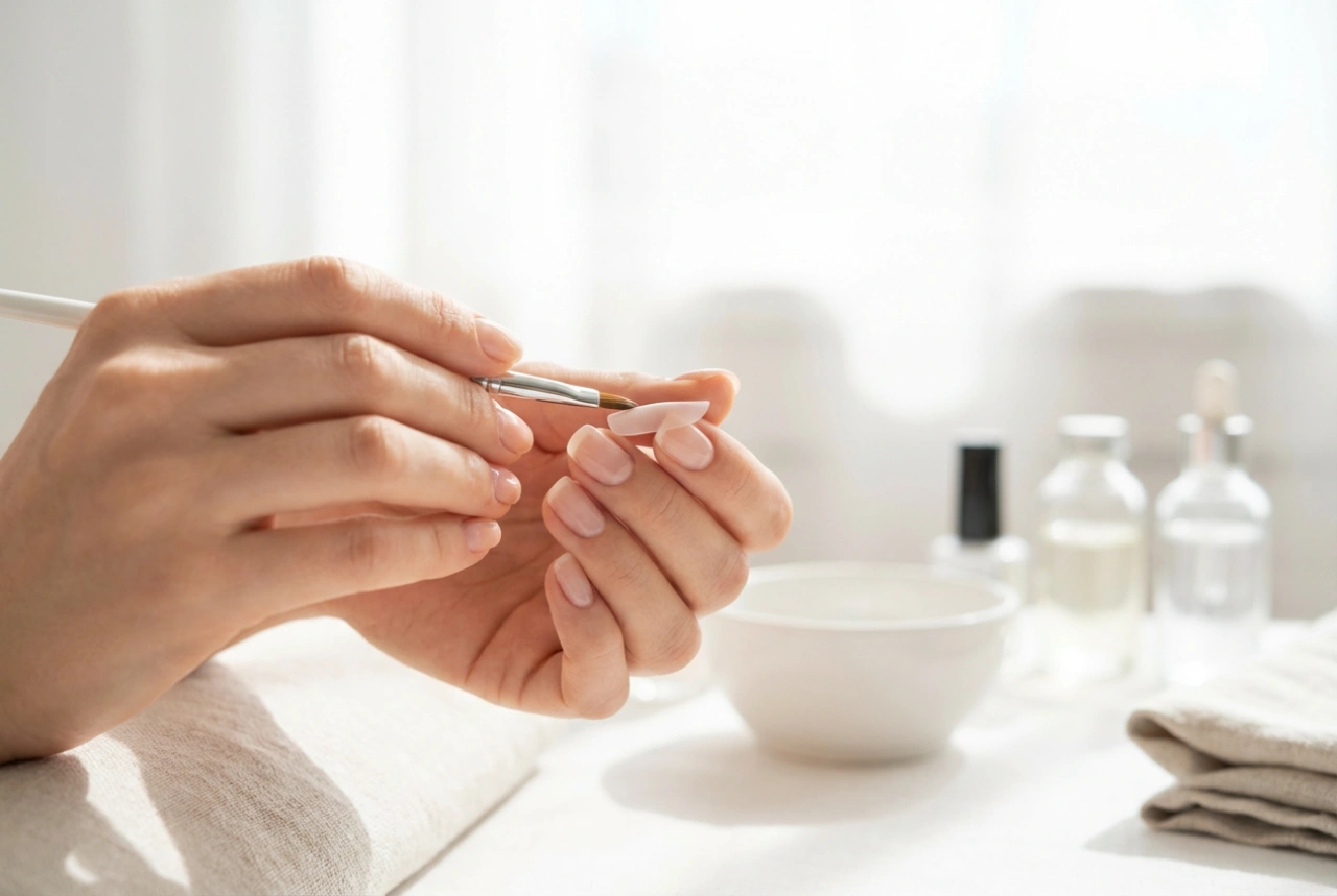 Tipy na predlžovanie nechtov: výber veľkosti, lepenie a zahladenie prechodu