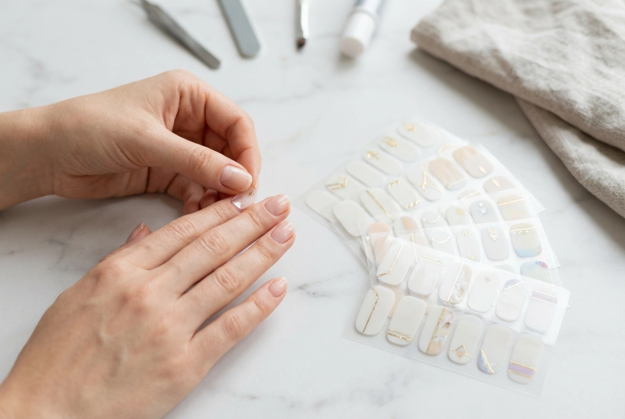 Rýchle zdobenie: nálepky na nechty, typy a aplikácia