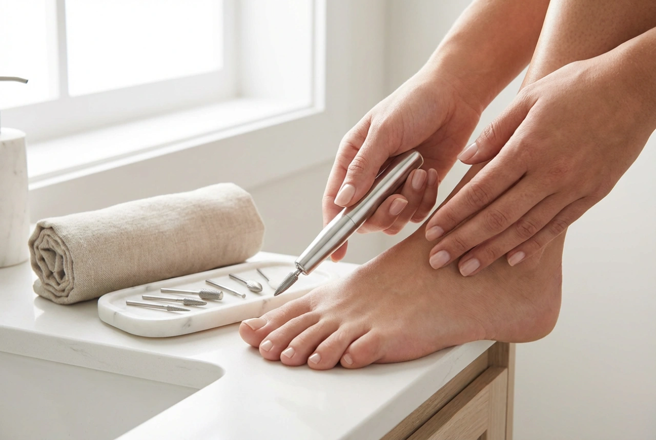 Pedikérska brúska: príprava chodidiel, frézy a technika práce