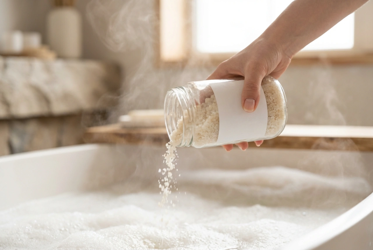 Horčíková soľ do kúpeľa: relaxačné domáce SPA krok za krokom