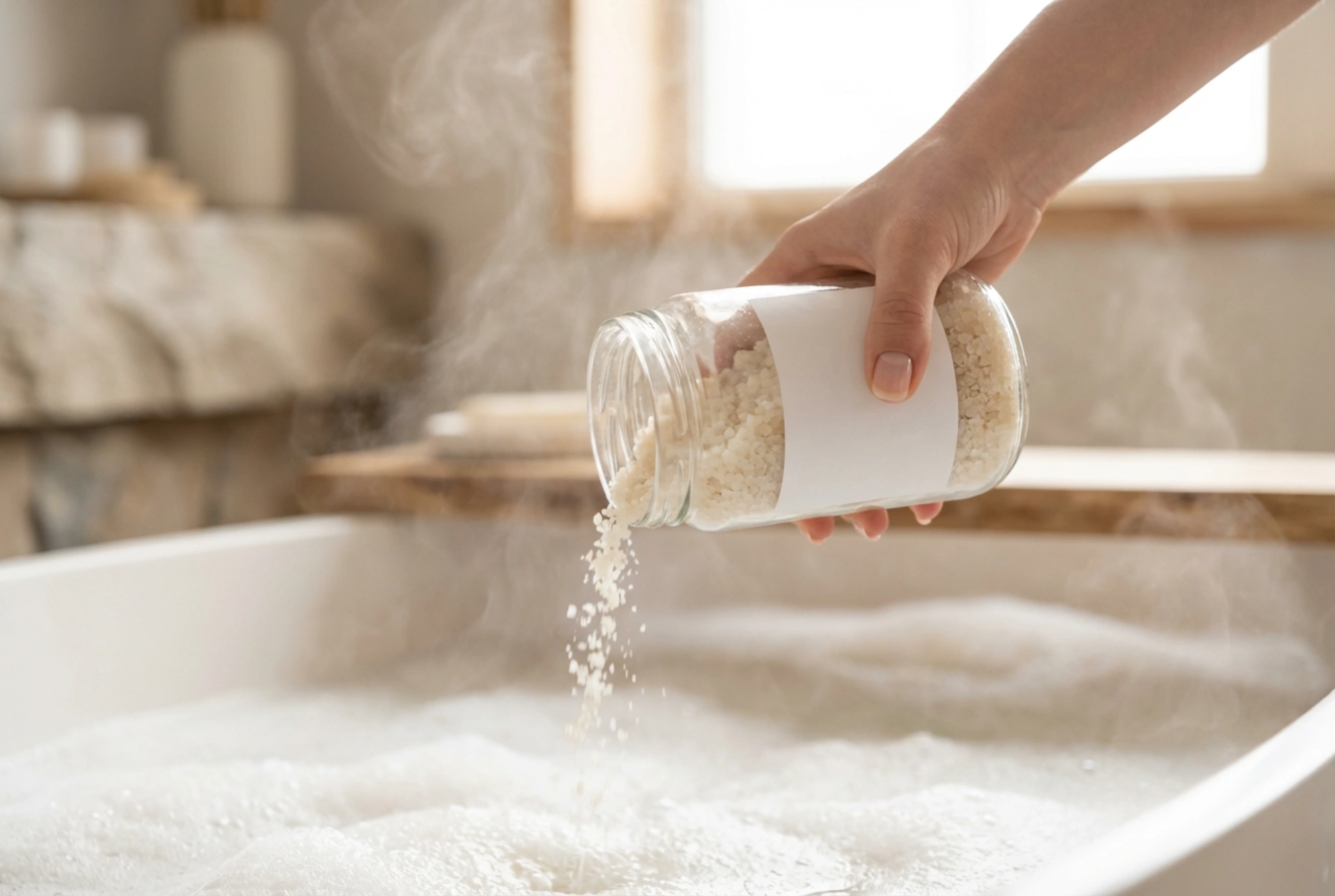 Horčíková soľ do kúpeľa: relaxačné domáce SPA krok za krokom