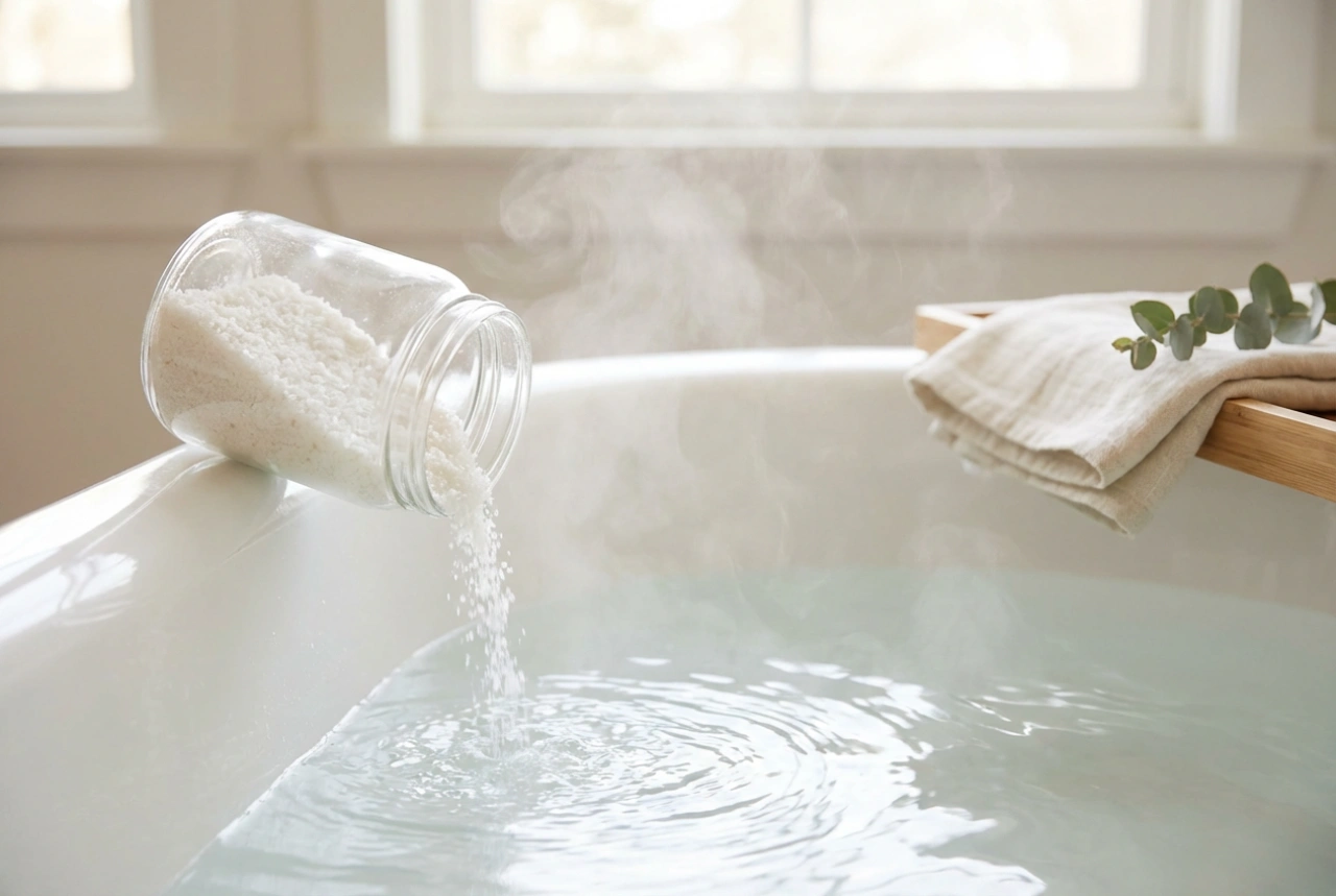 Soľ do kúpeľa s horčíkom: relaxačný kúpeľ krok za krokom