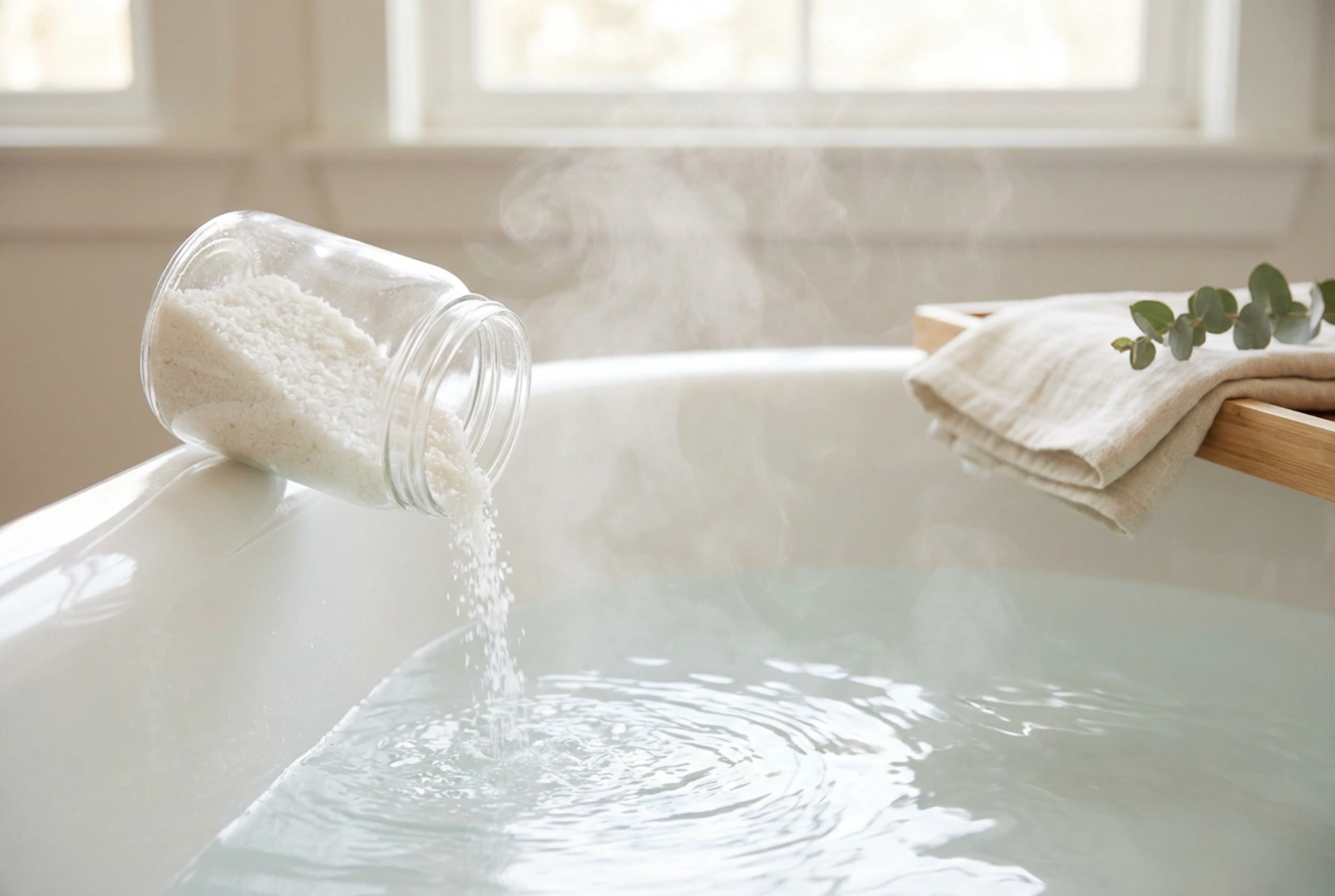 Soľ do kúpeľa s horčíkom: relaxačný kúpeľ krok za krokom