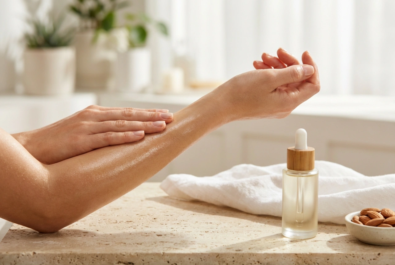 Mandľový olej na masáž: jemná starostlivosť a masáž doma