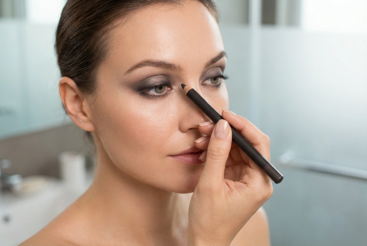 Hrubá ceruzka na oči: rýchly dymový make-up a jemné tieňovanie