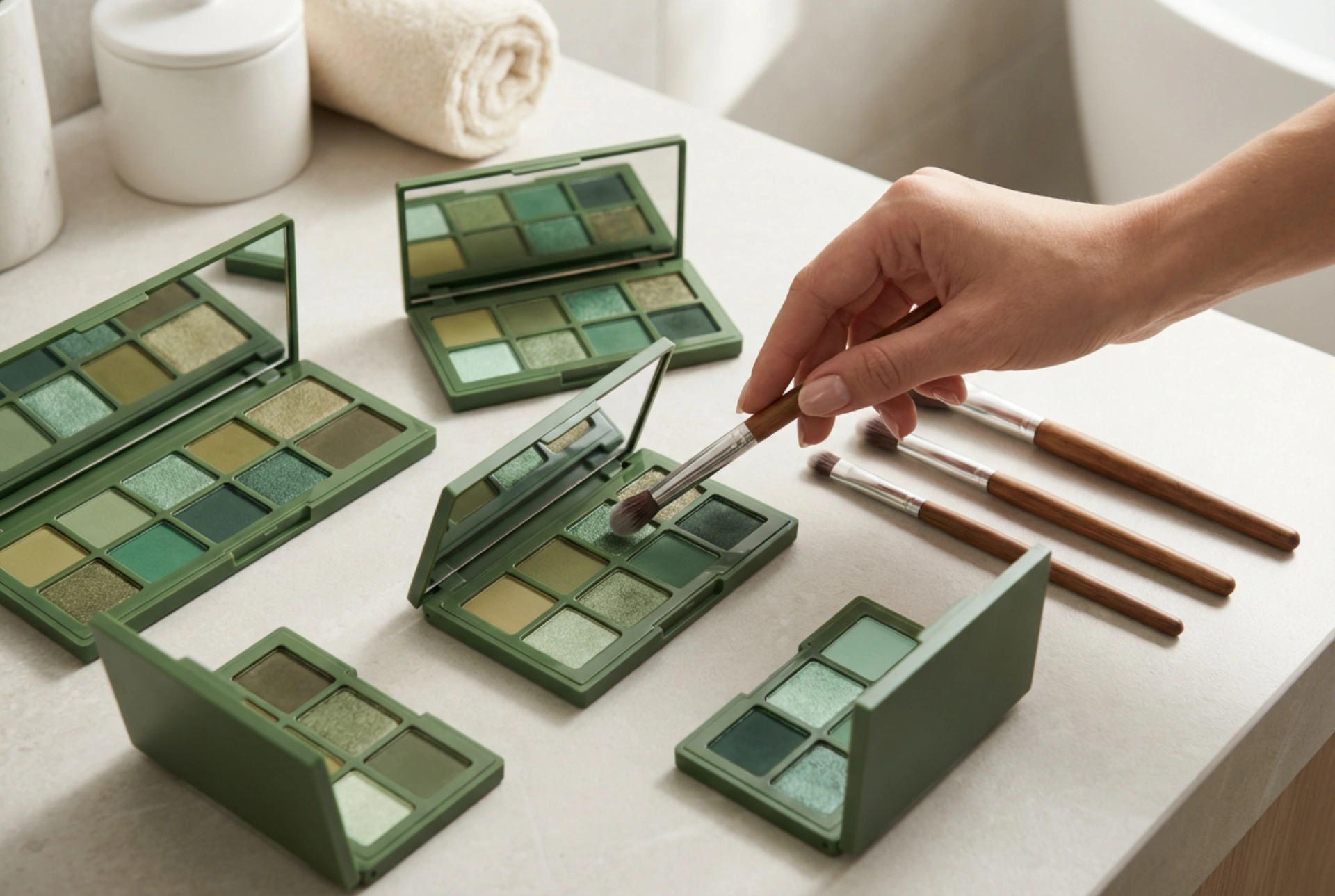 Zelený očný make-up: Ako si vybrať správne odtiene a zvládnuť jednoduchú aplikáciu