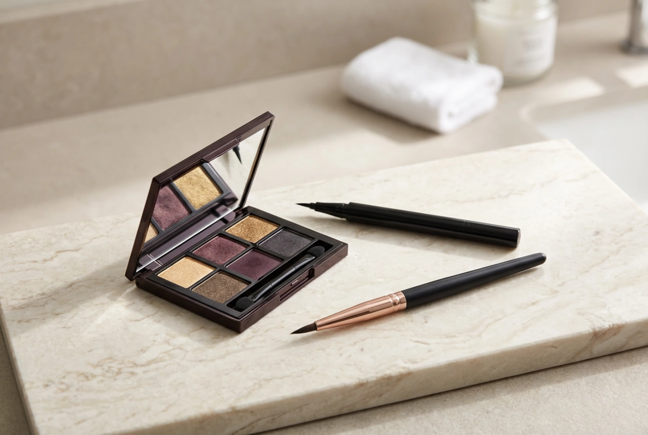 Večerný očný make-up: intenzita, lesk a trvácnosť bez opadávania