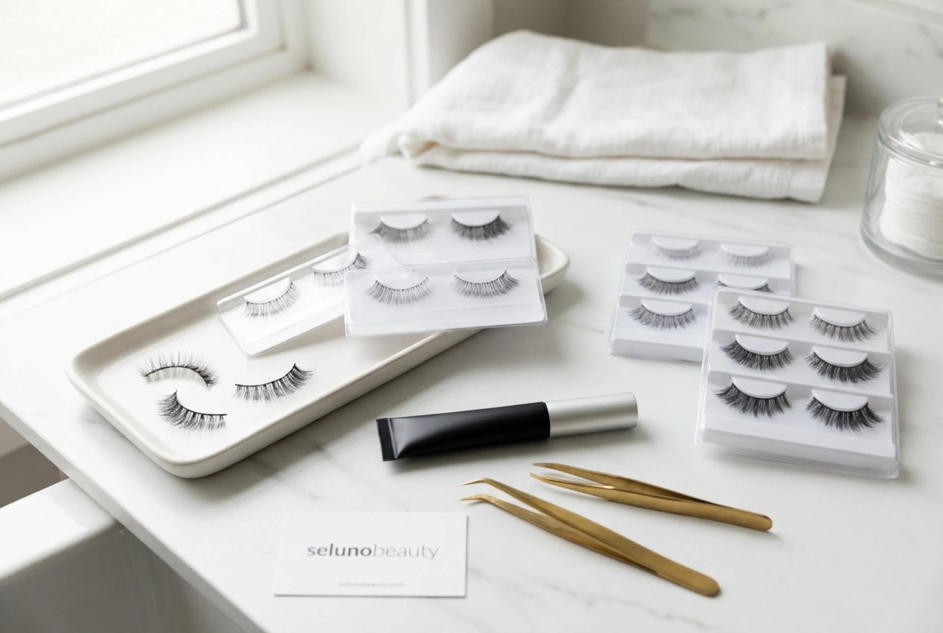 Nalepovacie riasy: výber pásikov a technika lepenia bez hrudiek